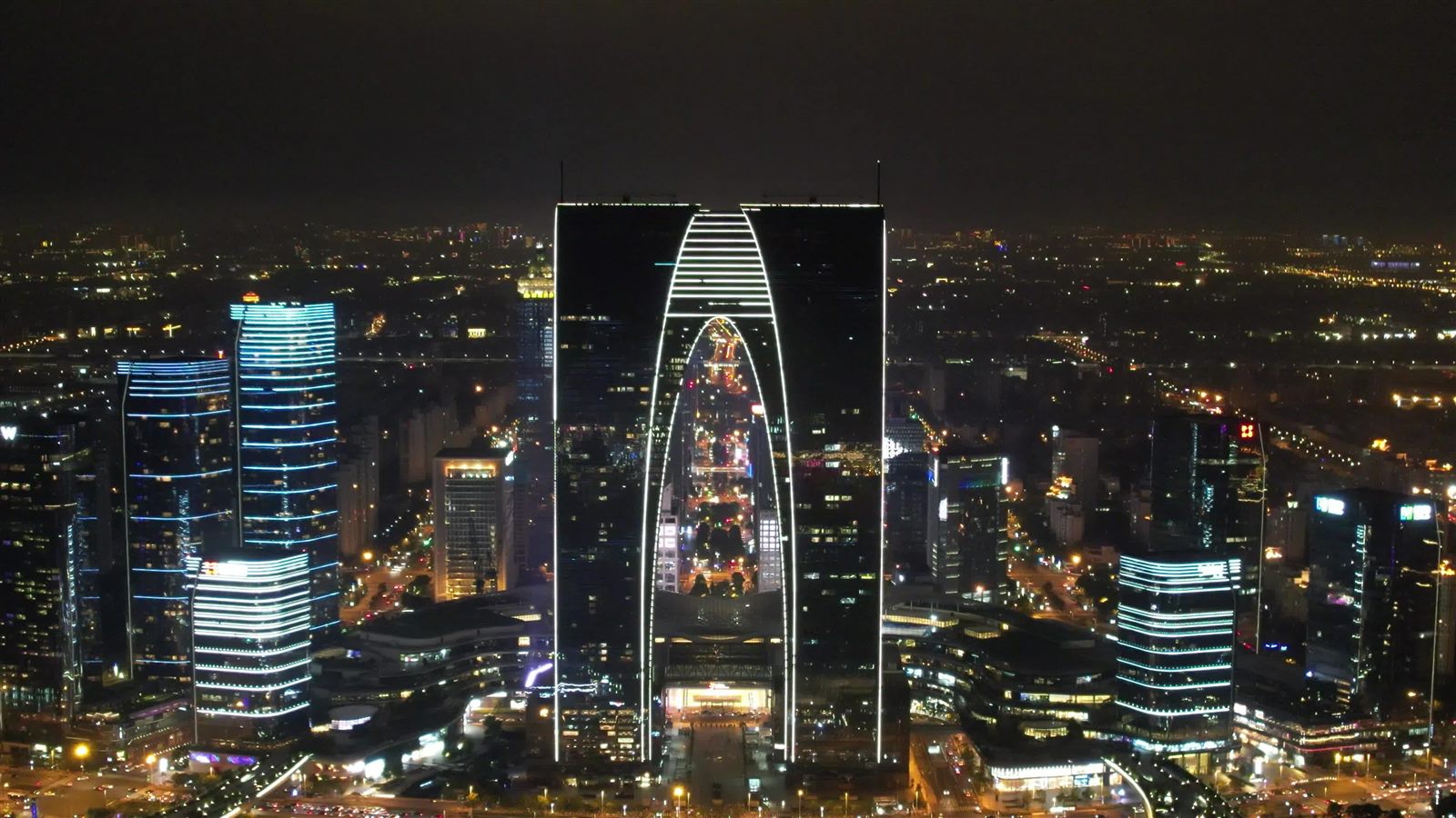 苏州工业园区城市景观